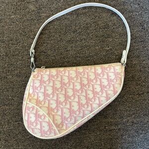 Vintage Dior Girly Mini Saddle Pochette